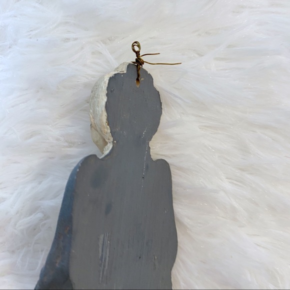 Vintage Grandma And Grandpa Pair Of Wall Hanging Figurines Decor - Picture 7 of 7